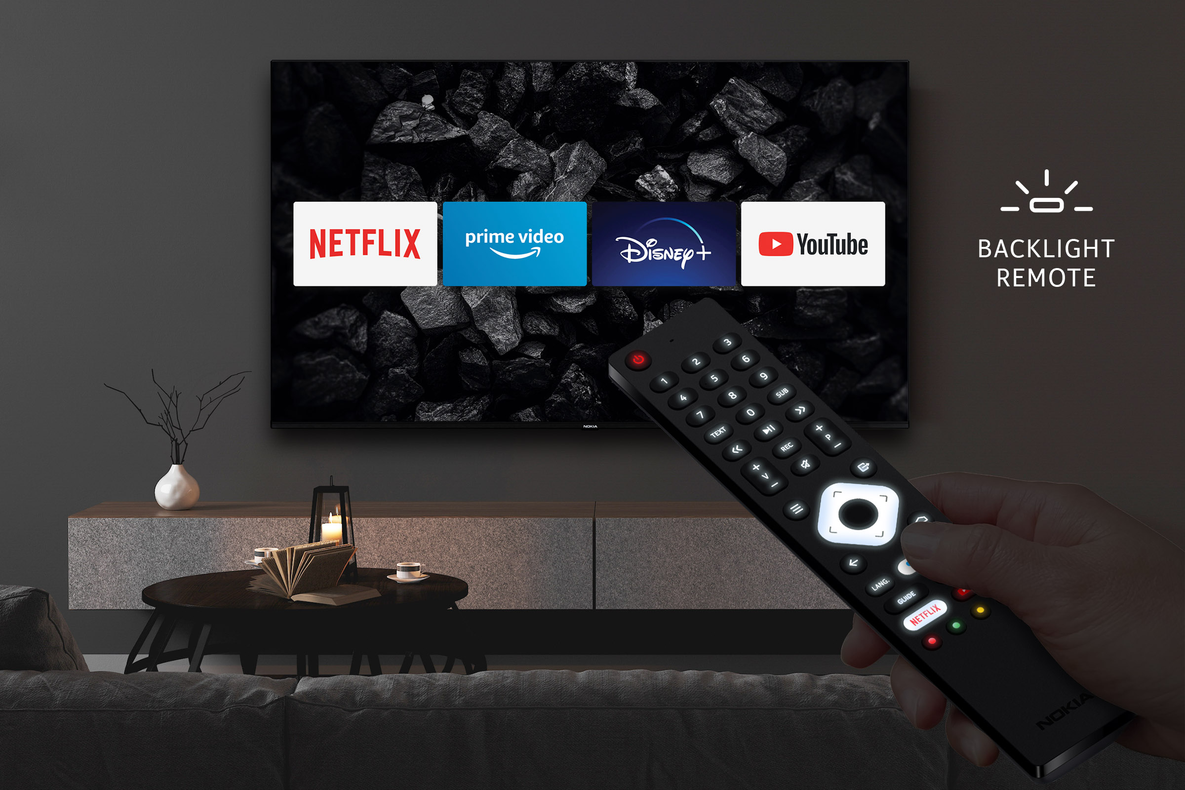 Nokia remote control for Nokia Smart TV on Android TV